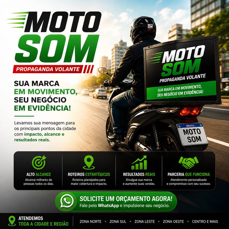 Marketing de Proximidade com Moto Som
